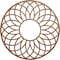 Ekena Millwork Cannes Wood Fretwork Pierced Ceiling Medallion, Walnut, 18"OD x 6 1/8"ID x 3/8"T CMWP18X18X0375CNWA - alternate 1
